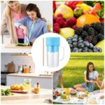 Mason Portable Mini juicer Blender With Straw Cup | Juicer Portable Outdoor Juicing Cup | Home Mini Cordless Juicer (Random Color) - Image 11
