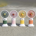 Mini Fan Multifunctional Cool Summer Fruit Cartoon Handheld Mini Fan (random color) - Image 2