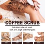 WOKALI Coffee Sherbet Body Scrub 350ml-WKL692 - Exfoliating & Hydrating Coffee Scrub - Image 3