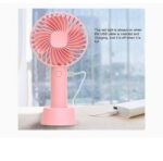 Portable USB Rechargeable Fan | Handheld 3 Speed Strong Wind Electric Small Mini Cooling Fan (random color) - Image 3