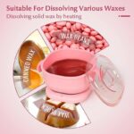Portable Foldable 400ML Silicone Wax Warmer – Travel-Friendly Hair Removal Heater For Body & Spa Use | Random Color - Image 2