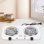 Double Electric Stove – Dual Hot Plate Twin Coil Cooker