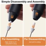 Rechargeable Coffee Beater – USB Milk Frother for Coffee, Cappuccino, Latte, Matcha & Hot Chocolate | Powerful High-Speed Stainless Steel Whisk Mixer - Image 3