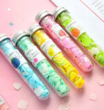 120pcs Disposable Paper Flower Soap Tube – Portable Handwash Sheets for Kids & Adults | Travel-Friendly Pocket Soap Flakes - Image 5