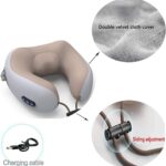 Rechargeable Neck Massager U-Shaped Pillow – Multifunctional Portable Shoulder & Cervical Relaxing Massage for Home, Car, Outdoor