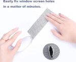 Mesh Window Screen Repair Tape – 2 Meter Durable Self-Adhesive Patch for Quick Screen Fixes - Image 4