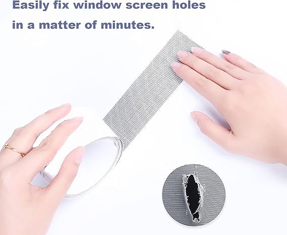 Mesh Window Screen Repair Tape – 2 Meter Durable Self-Adhesive Patch for Quick Screen Fixes - Image 4