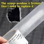 Mesh Window Screen Repair Tape – 2 Meter Durable Self-Adhesive Patch for Quick Screen Fixes
