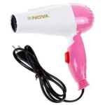 Nova NV-1290 Hair Dryer – Quick-Dry Foldable Travel Hair Dryer - Image 4