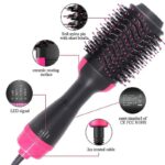 One Step Hair Brush & Dryer – 1000W Hair Volumizer, Straightener & Curler - Image 4
