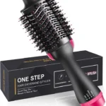 One Step Hair Brush & Dryer – 1000W Hair Volumizer, Straightener & Curler