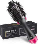 One Step Hair Brush & Dryer – 1000W Hair Volumizer, Straightener & Curler