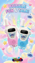 2 Pcs Intercom Bubble Machine Walkie Talkie Kids Bubble Maker Toy Fun Outdoor Bubble Blower Toy For Kids - Image 3