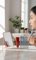 Ivory Shade FV Foundation With 8 Pcs Makeup Brush Set – Full Coverage Face Makeup Kit For Women - Image 3