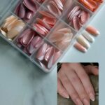 144 Pcs Multicolor False Nails Box Stylish Durable Easy To Use For Everyday Fashion Parties And Nail Art Designs - Image 2