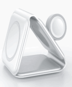 3 in 1 Magnetic Foldable Wireless Charging Station 15W Fast Charger for iPhone, AirPods & Smartwatch - Image 5
