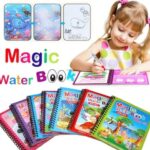 Magic Water Coloring Book For Toddlers Reusable Water Painting Book With 1 Pen Educational Travel Toy | Random Design