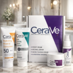 CeraVe Complete Skincare Bundle for Acne & Anti-Aging | Includes Acne Foaming Cream Cleanser, Retinol Serum, Night Cream & Hydrating Mineral Sunscreen SPF 50 - Image 2