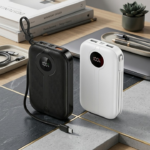 Qtech 20000mAh Power Bank 22.5W PD Fast Charging | Pocket Size Portable Charger with LED Display (Random Color) - Image 2