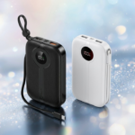 Qtech 20000mAh Power Bank 22.5W PD Fast Charging | Pocket Size Portable Charger with LED Display (Random Color) - Image 4