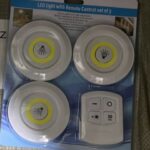 Pack of 3 LED Remote Control Lights – Tap Lights with Self Adhesive for Cabinet, Wardrobe & Kitchen - Image 4