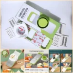 5-in-1 Vegetable Cutter – Multifunctional Stainless Steel Slicer for Easy Kitchen Prep - Image 6