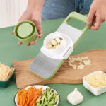 5-in-1 Vegetable Cutter – Multifunctional Stainless Steel Slicer for Easy Kitchen Prep - Image 2