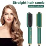 Hqt-909b Electric Professional Hair Straightening Brush (Random Color) - Image 4
