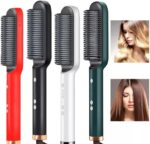 Hqt-909b Electric Professional Hair Straightening Brush (Random Color) - Image 3