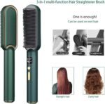 Hqt-909b Electric Professional Hair Straightening Brush (Random Color)