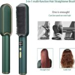 Hqt-909b Electric Professional Hair Straightening Brush (Random Color)
