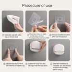 Wall-Mounted Soap Holder with Drain Tray – Waterproof and Stylish Soap Dish for Kitchen & Bathroom - Image 7