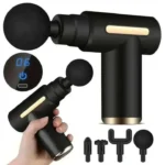 Deep Tissue Massage Gun – Adjustable Speed with Multiple Attachments